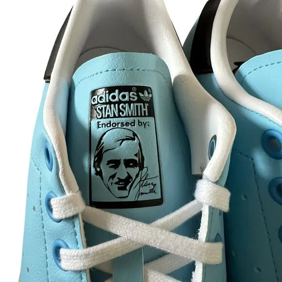 ADIDAS STAN SMITH DISNEY ALADDIN Genie Sneaker 5.5Y / 7 Woman Blue White NEW