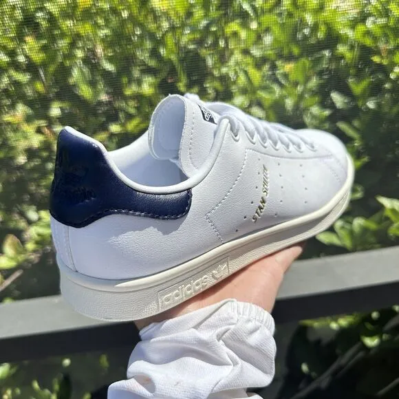 Adidas Stan Smith White Collegiate Navy Men's Athletic Shoes FX5521 Size 5.5