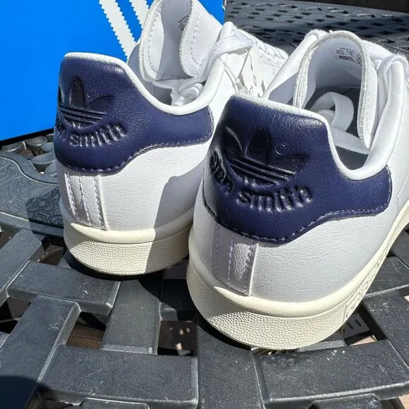 Adidas Stan Smith White Collegiate Navy Men's Athletic Shoes FX5521 Size 5.5
