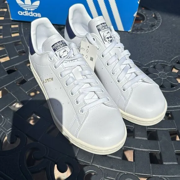 Adidas Stan Smith White Collegiate Navy Men's Athletic Shoes FX5521 Size 5.5