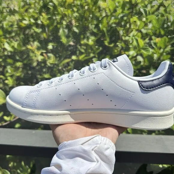 Adidas Stan Smith White Collegiate Navy Men's Athletic Shoes FX5521 Size 5.5