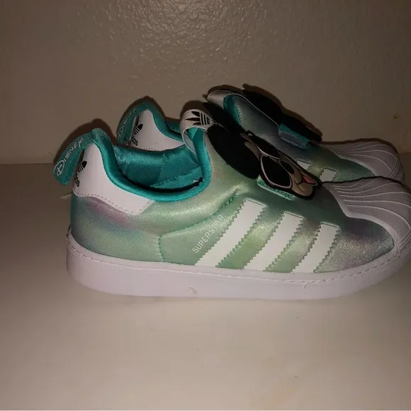 Adidas Superstar Disney Mickey Mouse GY9149 Kids SlipOn Shoes Sneakers Size 2.5K