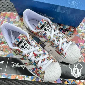 Adidas Superstar J Disney Mickey &amp; Friends Kid's Shoes Multi Color IG6857