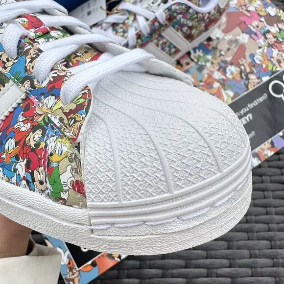 Adidas Superstar J Disney Mickey &amp; Friends Kid's Shoes Multi Color IG6857