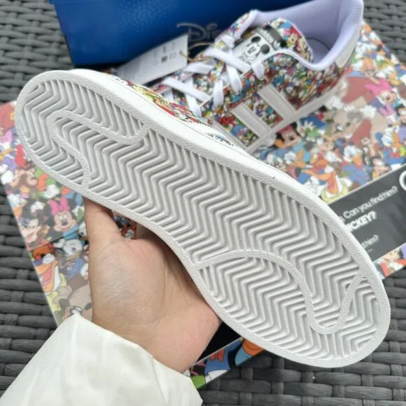 Adidas Superstar J Disney Mickey &amp; Friends Kid's Shoes Multi Color IG6857
