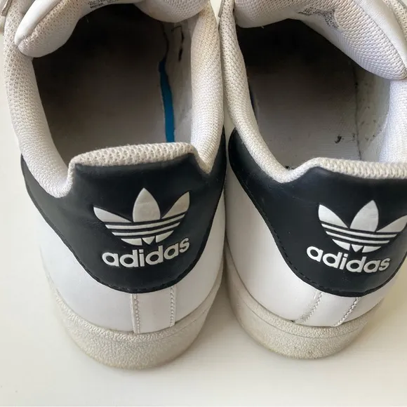 adidas Superstar Mens Shoes 12 C77124 Sneakers Deadlock White Originals Leather