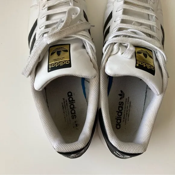 adidas Superstar Mens Shoes 12 C77124 Sneakers Deadlock White Originals Leather
