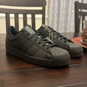 Adidas Superstar Triple Black shoes sneakers EG4957 new Mens Size 10