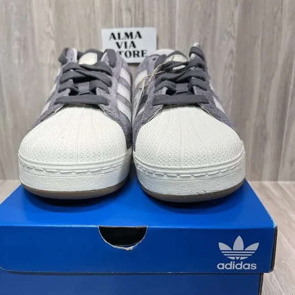 Adidas Superstar XLG Trace Gray Shoes Sneakers IG2125 Woman’s Sz 7.5