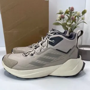 Adidas Terrex Trailmaker 2.0 Mid Wonder Shoe Beige Charcoal IF6548 Men's US 11.5