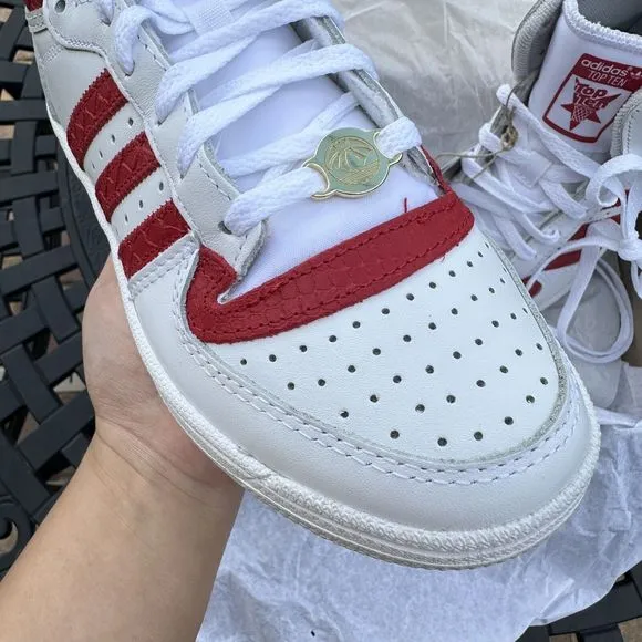 Adidas Top Ten RB White Power Red Women's Athletic Shoes HP9547