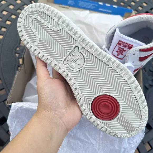 Adidas Top Ten RB White Power Red Women's Athletic Shoes HP9547