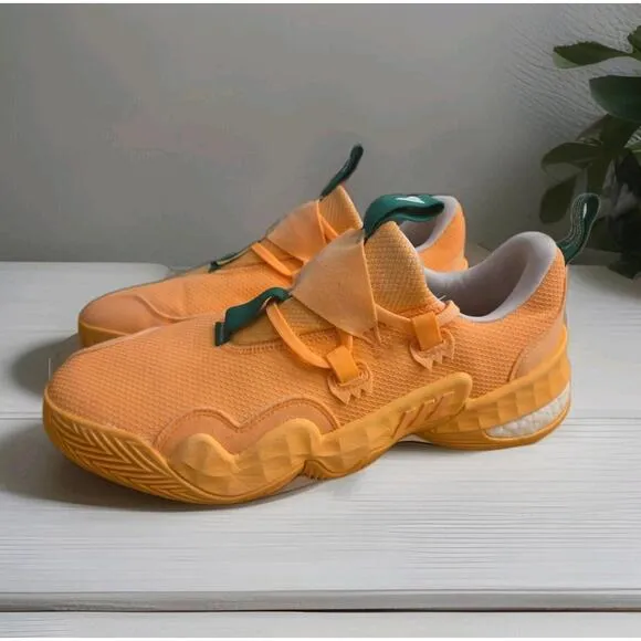adidas Trae Young 1 Acid Orange Mens Sz 13 Peachtree APE779001 Light Use