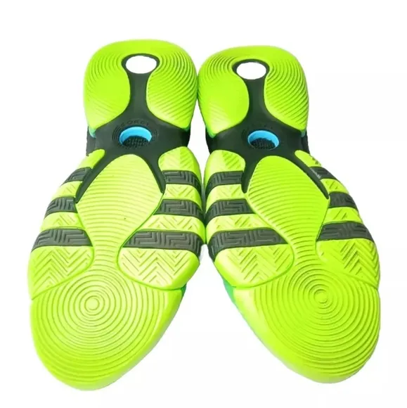 adidas Trae Young 2 Trae-Tlien Sneakers Men's Size 13 Shoes Black Solar Green