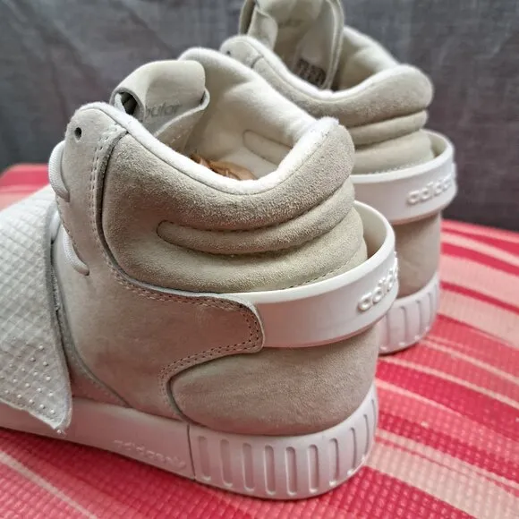 Adidas Tubular Invader Suede High Top Trainers Shoes Size 11 Men