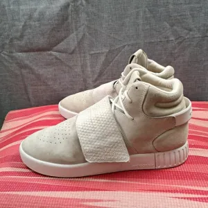 Adidas Tubular Invader Suede High Top Trainers Shoes Size 11 Men