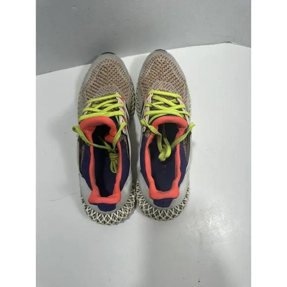 Adidas ULTRA 4D | White Purple Multicolor | Size 10.5 | GX6364 Sneakers Shoes