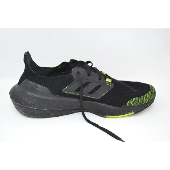 adidas Ultra Boost 22 GX5915 Men's 11 Sneakers Black Yellow Mesh Running Shoes‎