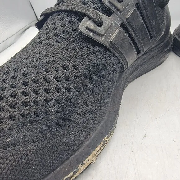 Adidas UltraBoost 1.0 DNA Mens 10.5 Triple Black Running Athletic Shoes HQ4199