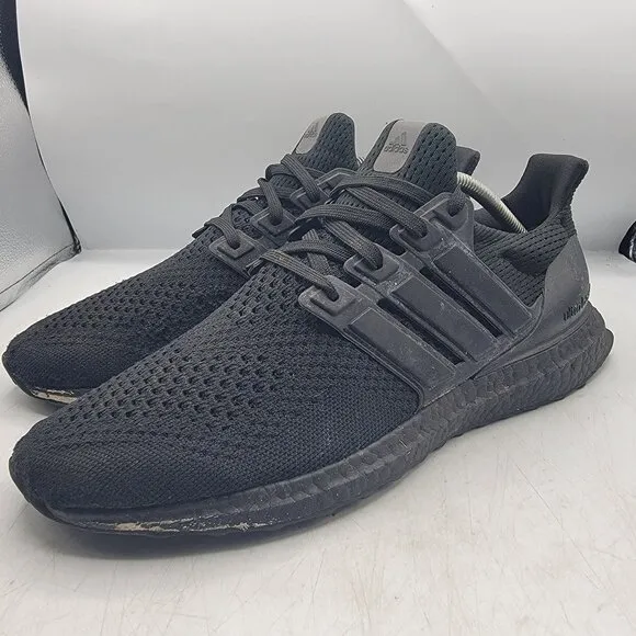 Adidas UltraBoost 1.0 DNA Mens 10.5 Triple Black Running Athletic Shoes HQ4199