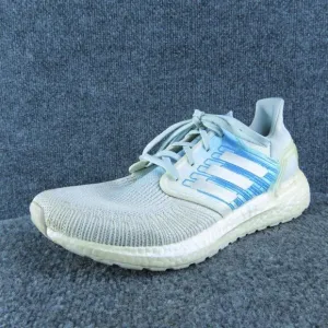adidas Ultraboost 20 Prime Blue Women Sneaker Shoes Sz 10 Medium White Synthetic
