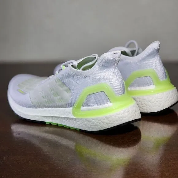 Adidas Ultraboost Summer Ready Running Shoes Grey White Green S.RDY FY3472 7.5