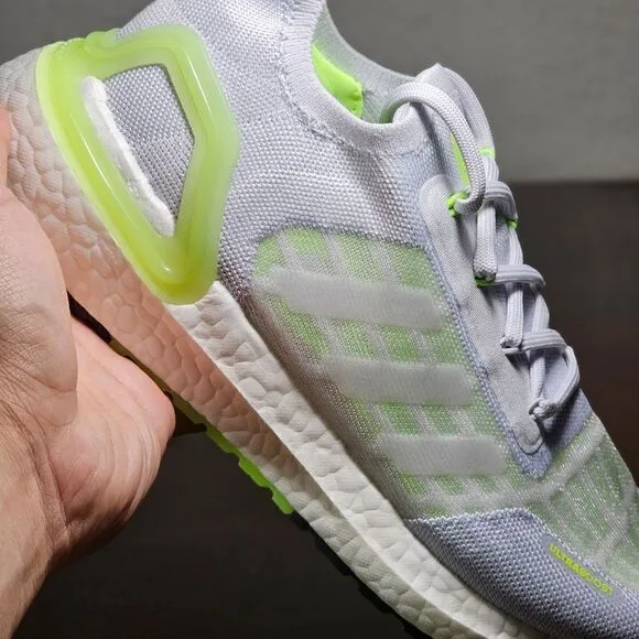 Adidas Ultraboost Summer Ready Running Shoes Grey White Green S.RDY FY3472 7.5