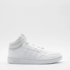 Adidas Women's Basketball Comfort Hoops 3.0 Mid Top Classic Shoes White Size 9