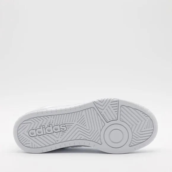 Adidas Women's Basketball Comfort Hoops 3.0 Mid Top Classic Shoes White Size 9