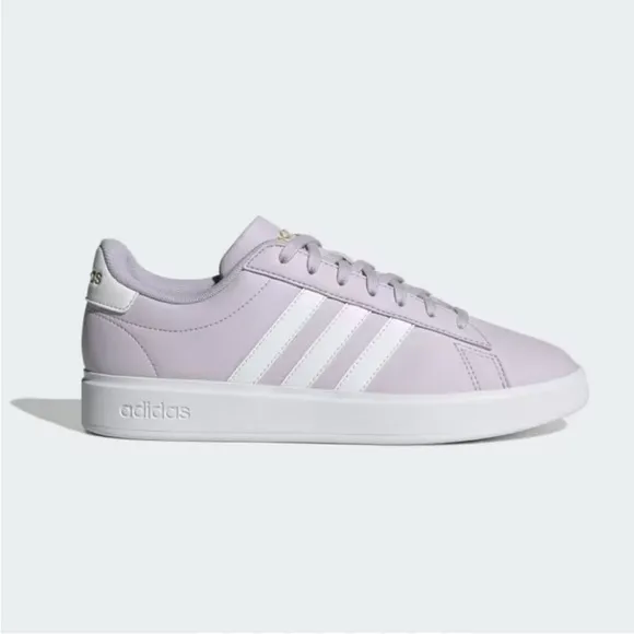 Adidas Women's Grand Court Cloudfoam Lifestyle Comfort Sneakers Lavender Sz 8