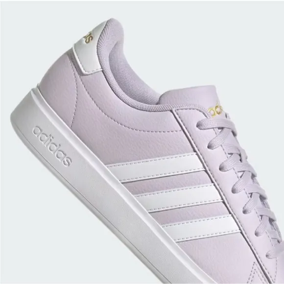 Adidas Women's Grand Court Cloudfoam Lifestyle Comfort Sneakers Lavender Sz 8