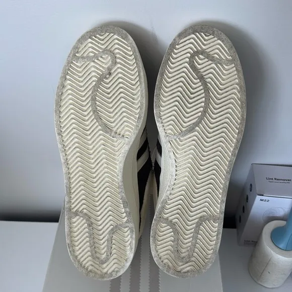 Adidas x Bad Bunny Brown and Cream Sneakers Women 9.5, Men 8.5