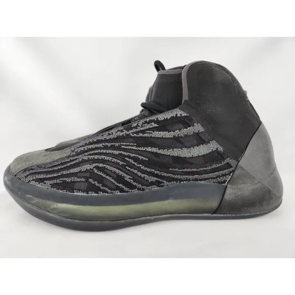 adidas Yeezy Quantum Onyx Men's Size 11 with Box Black Gray Sneakers Shoes