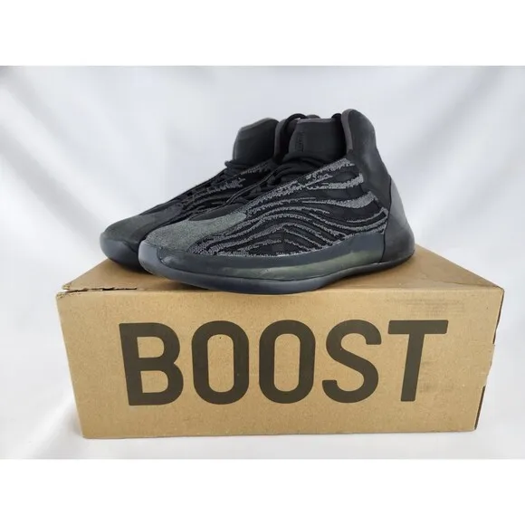 adidas Yeezy Quantum Onyx Men's Size 11 with Box Black Gray Sneakers Shoes