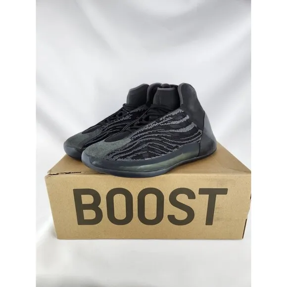 adidas Yeezy Quantum Onyx Men's Size 11 with Box Black Gray Sneakers Shoes