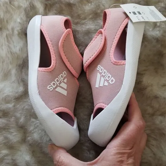 ADIDAS AltaVenture C Girls Swim Sandals Light Pink/Coral Size 2.5