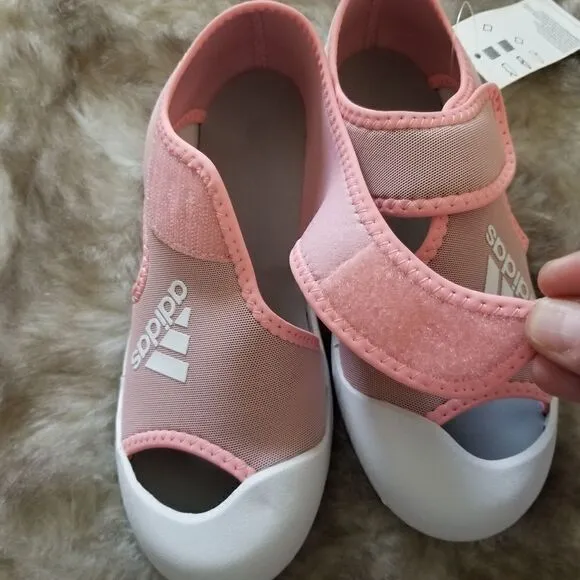 ADIDAS AltaVenture C Girls Swim Sandals Light Pink/Coral Size 2.5