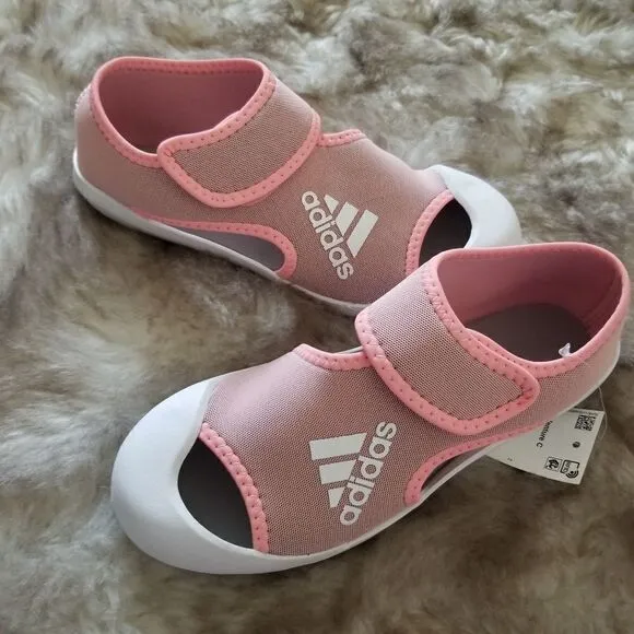 ADIDAS AltaVenture C Girls Swim Sandals Light Pink/Coral Size 2.5