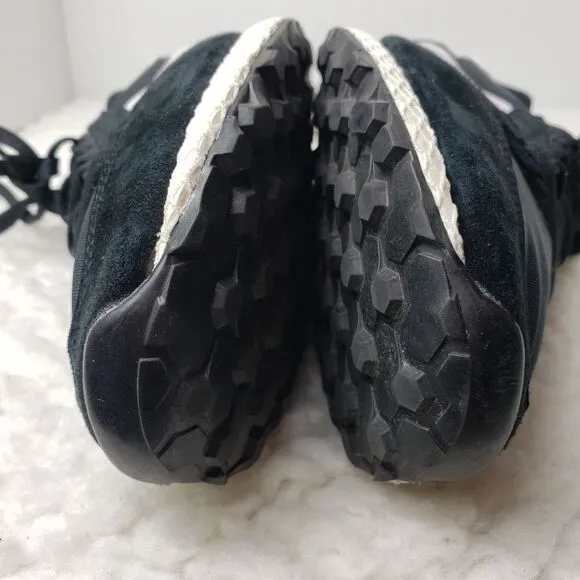 adidas Forest Grove Mens Sneaker Size 11 Black Suede Shoes