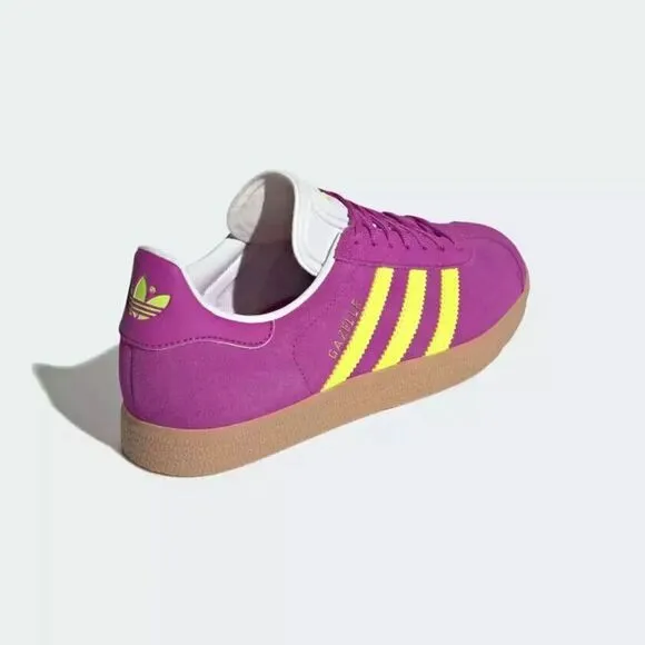 Adidas Gazelle JI1373 Sneakers Women's Purple Burst Suede Lifestyle Shoes TF3331