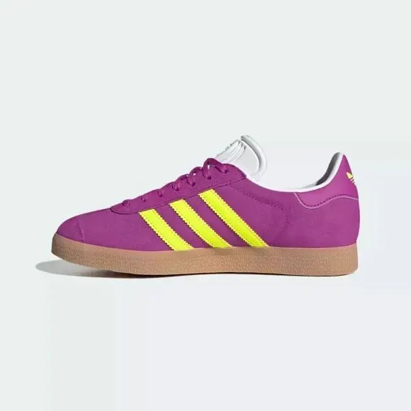 Adidas Gazelle JI1373 Sneakers Women's Purple Burst Suede Lifestyle Shoes TF3331