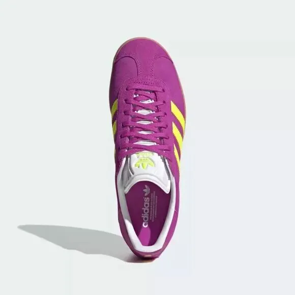 Adidas Gazelle JI1373 Sneakers Women's Purple Burst Suede Lifestyle Shoes TF3331