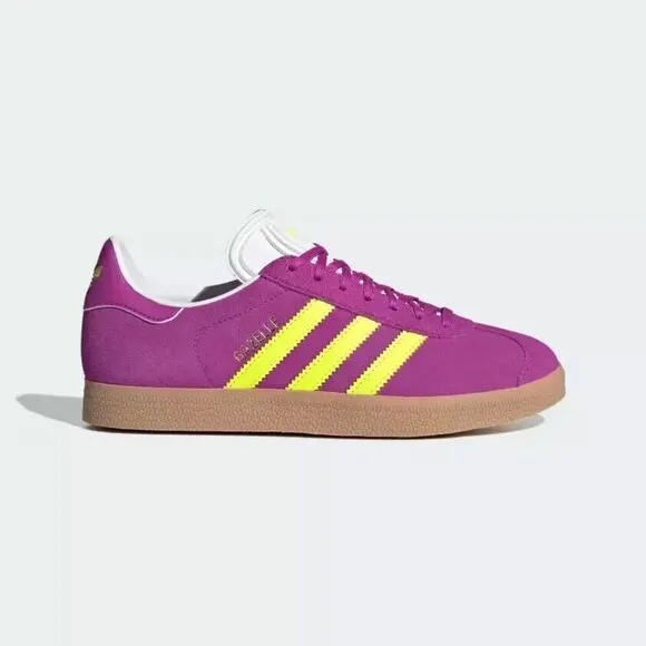 Adidas Gazelle JI1373 Sneakers Women's Purple Burst Suede Lifestyle Shoes TF3331