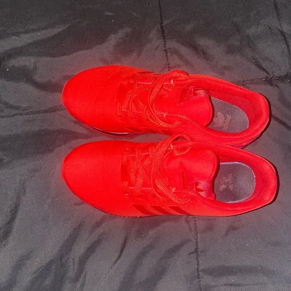 Adidaskids ZX Flux J Running Shoes Red Sneakers