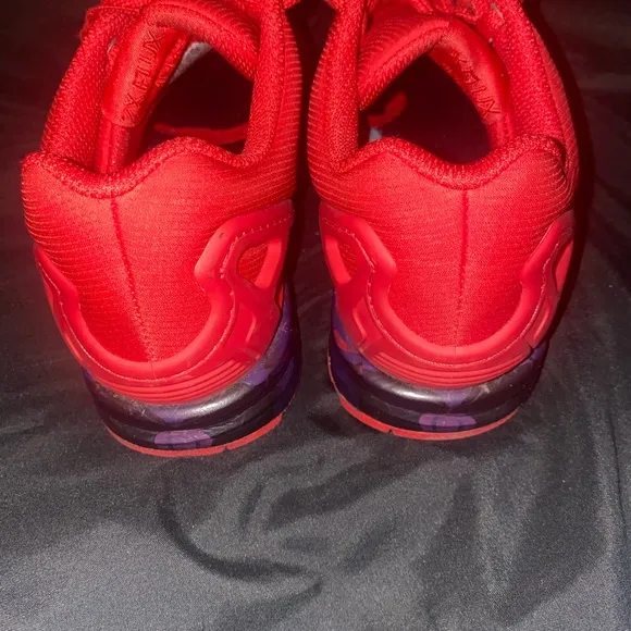 Adidaskids ZX Flux J Running Shoes Red Sneakers