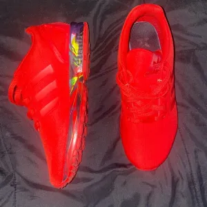 Adidaskids ZX Flux J Running Shoes Red Sneakers