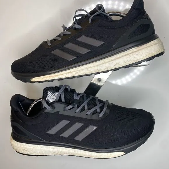 Adidas Mens Response Boost LT BA7541 Black Running Shoes Sneakers Size 13