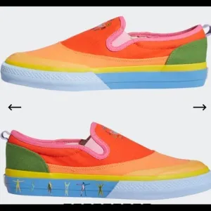 Adidas Nizza “Love Unites” Pride Slip ons sz 11