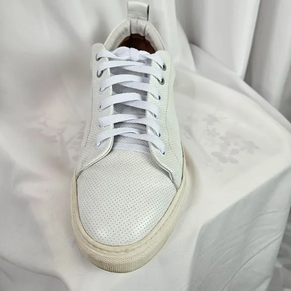 Aether Dalton Sneakers Mens Size 11 White Leather Shoes Casual Low Top