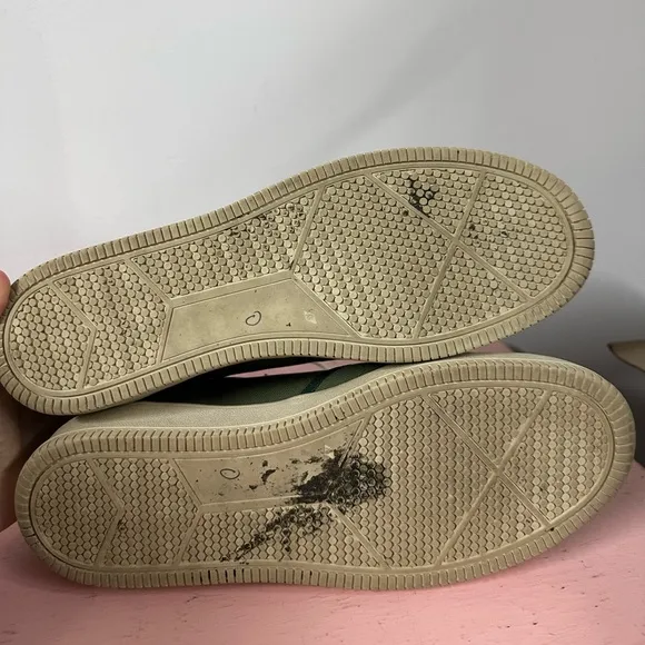 Aime Leon Dore Q14 Men's US 11 ALD Green Canvas MSRP $185 Sneakers Shoes